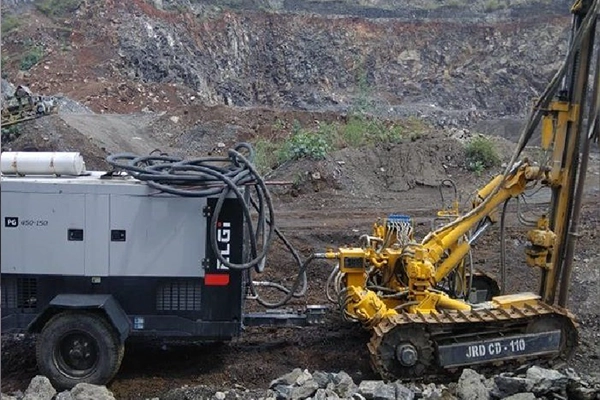 Quarry drilling and blasting in Kenya
